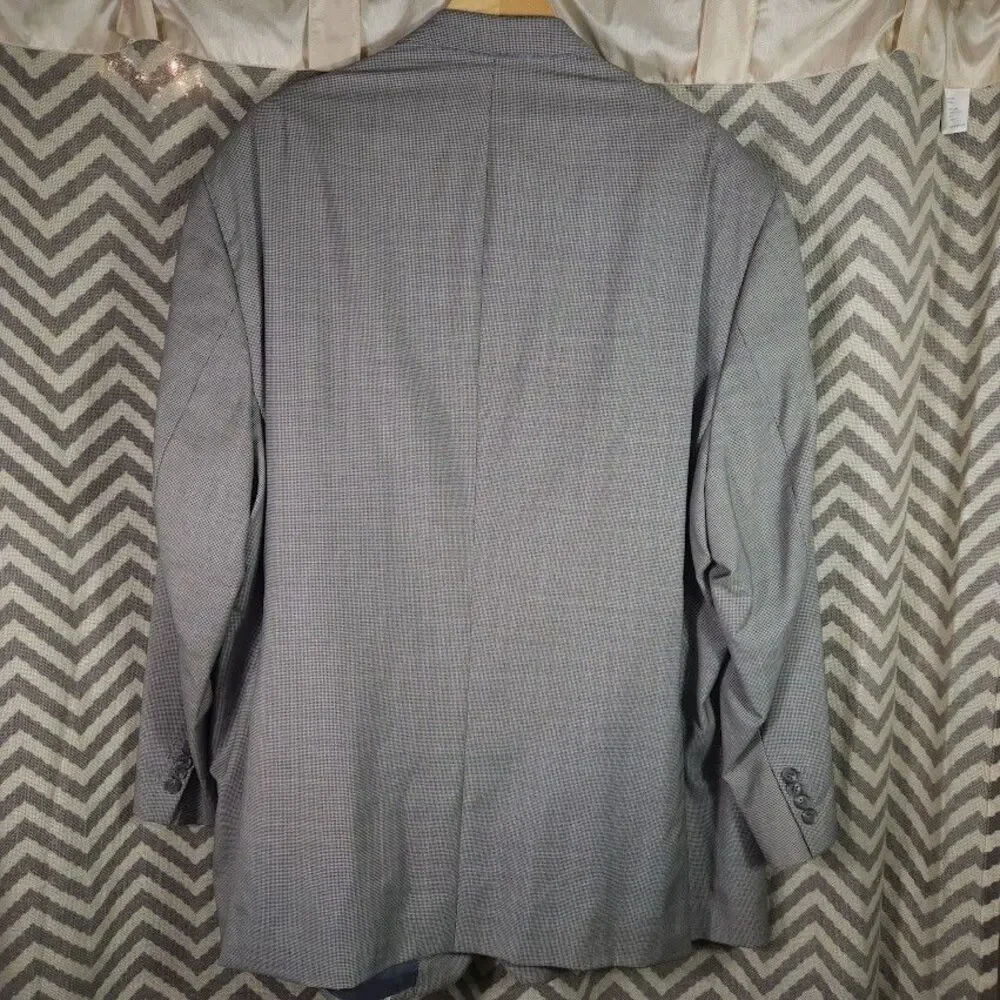 Coppley 1883 Reda Suit Houndstooth Super 110s Wool Blazer 52W Pants 46